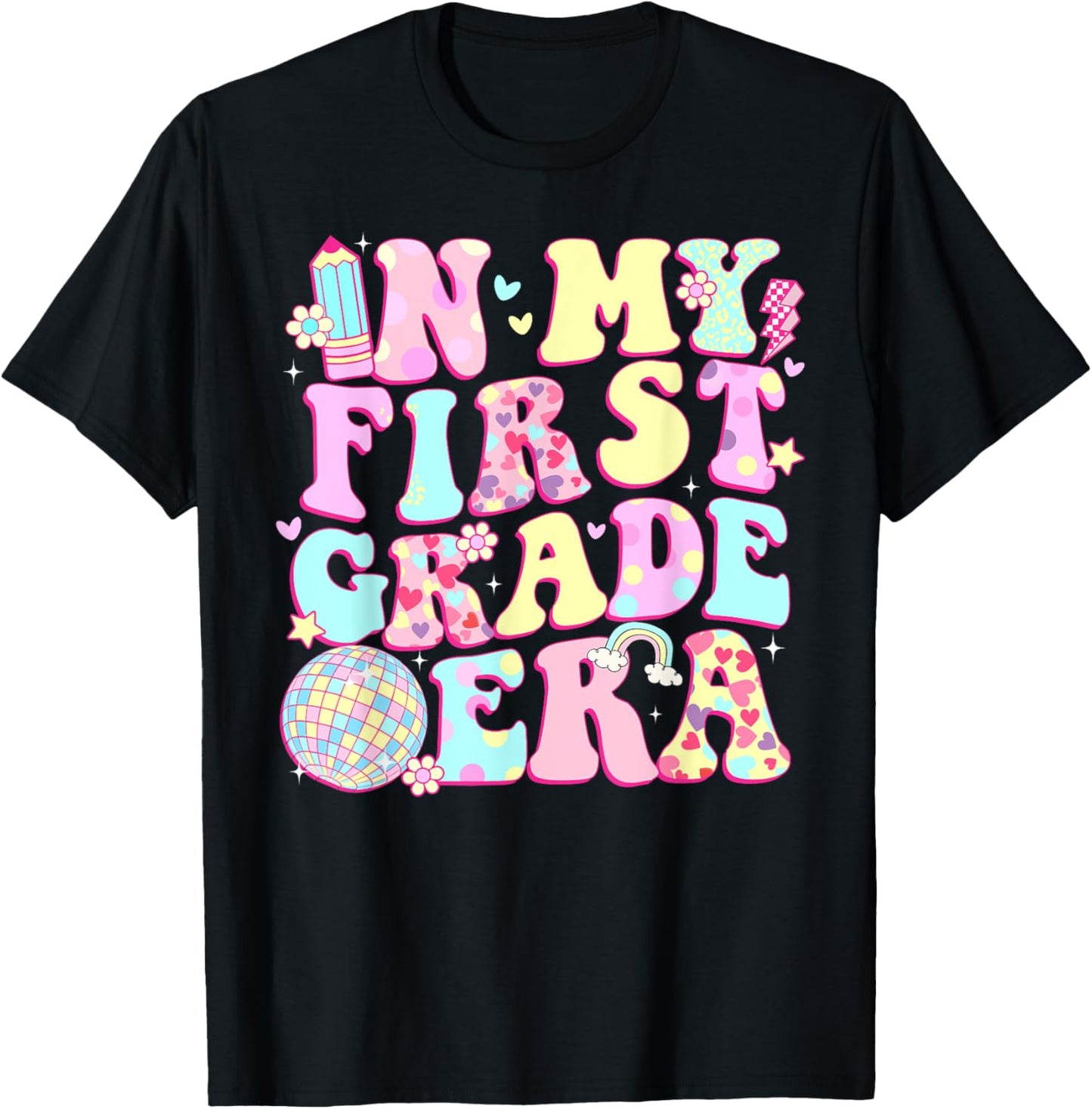 In My First Grade Era Cute Teacher Kid Back To School Tee by TeeBrew