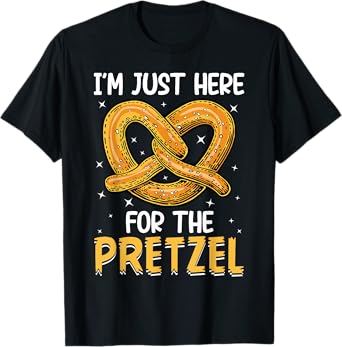 Funny Food Oktoberfest Pretzel Lover Women Men T-Shirt