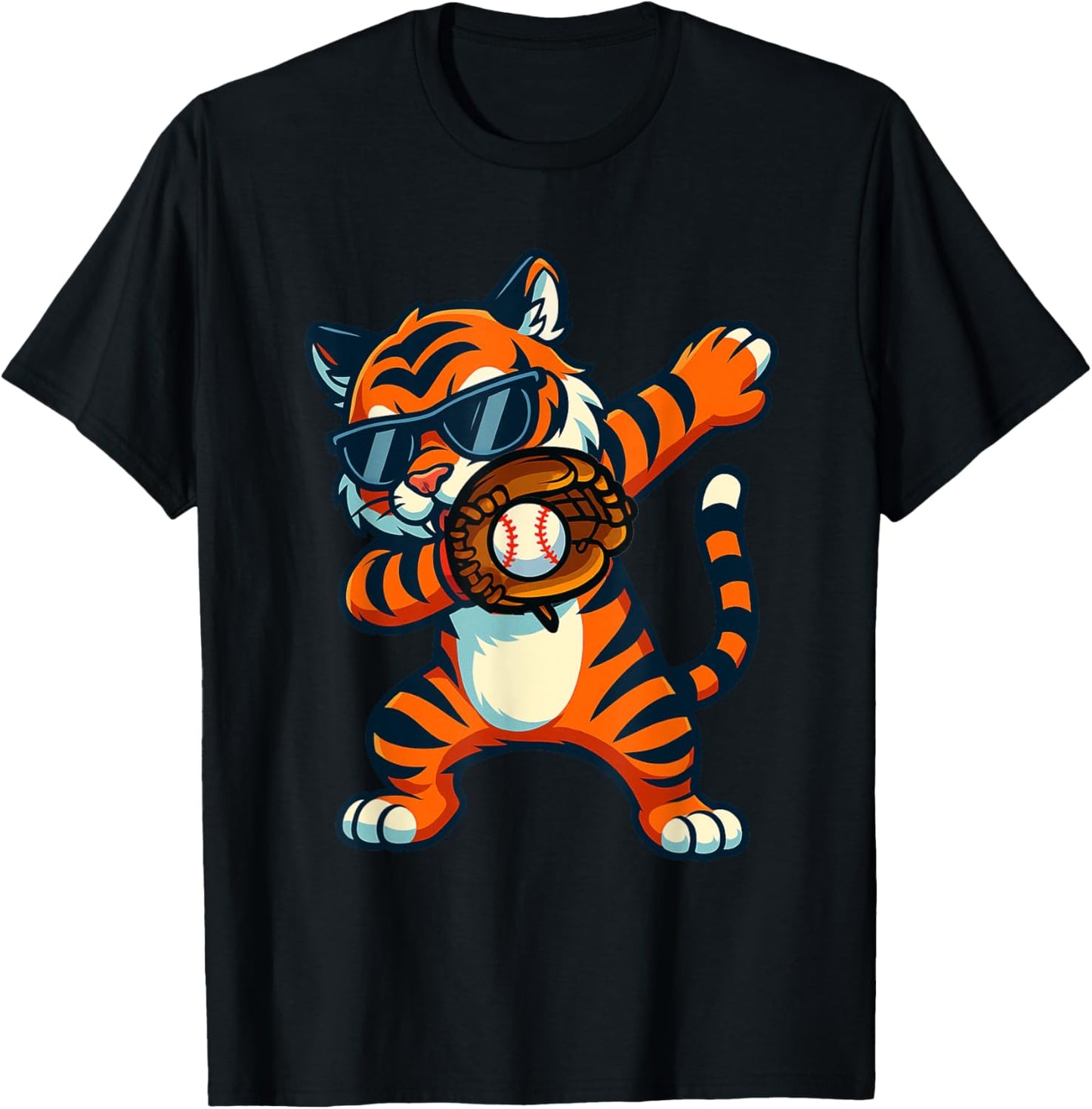 Classic Tiger in Shades - Vintage Animal Cool Tee T-Shirt