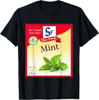 Mint Condiment Costume Holiday Spice Costumes T-Shirt