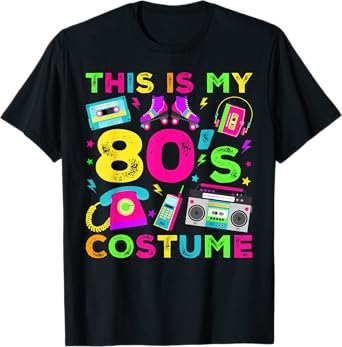 This Is My 80s Costume 80's style Eighties Retro Party T-Shirt