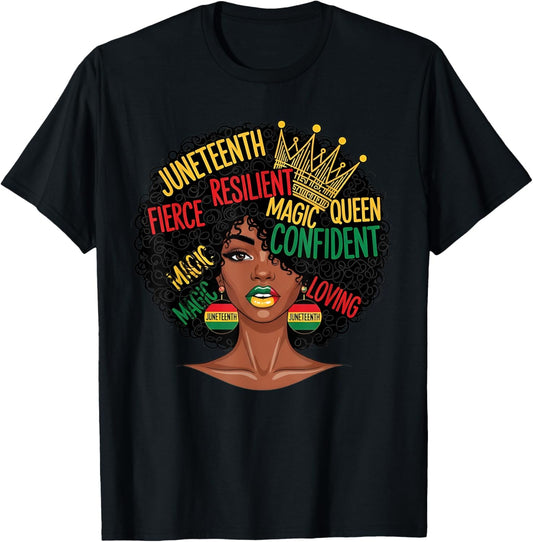 Celebrate Juneteenth shirts Women kids Girls Juneteenth 1865 T-Shirt