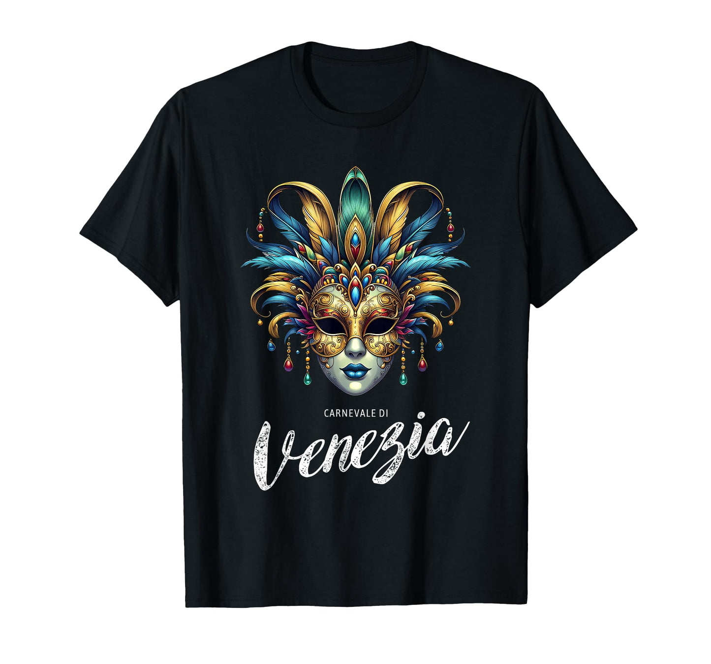 Carnevale di Venezia Carnival of Venice Traditional Mask T-Shirt
