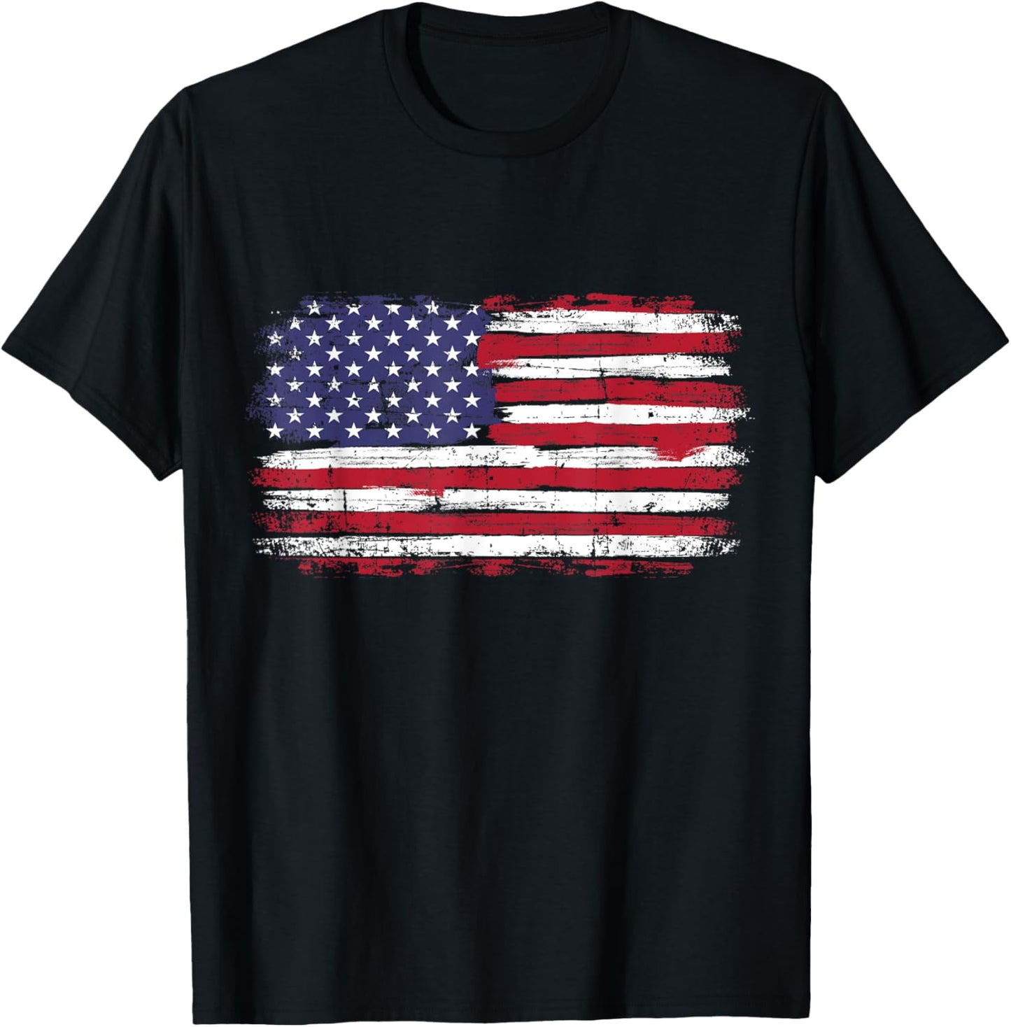 US flag vintage for american independence day on 4th of July T-Shirt