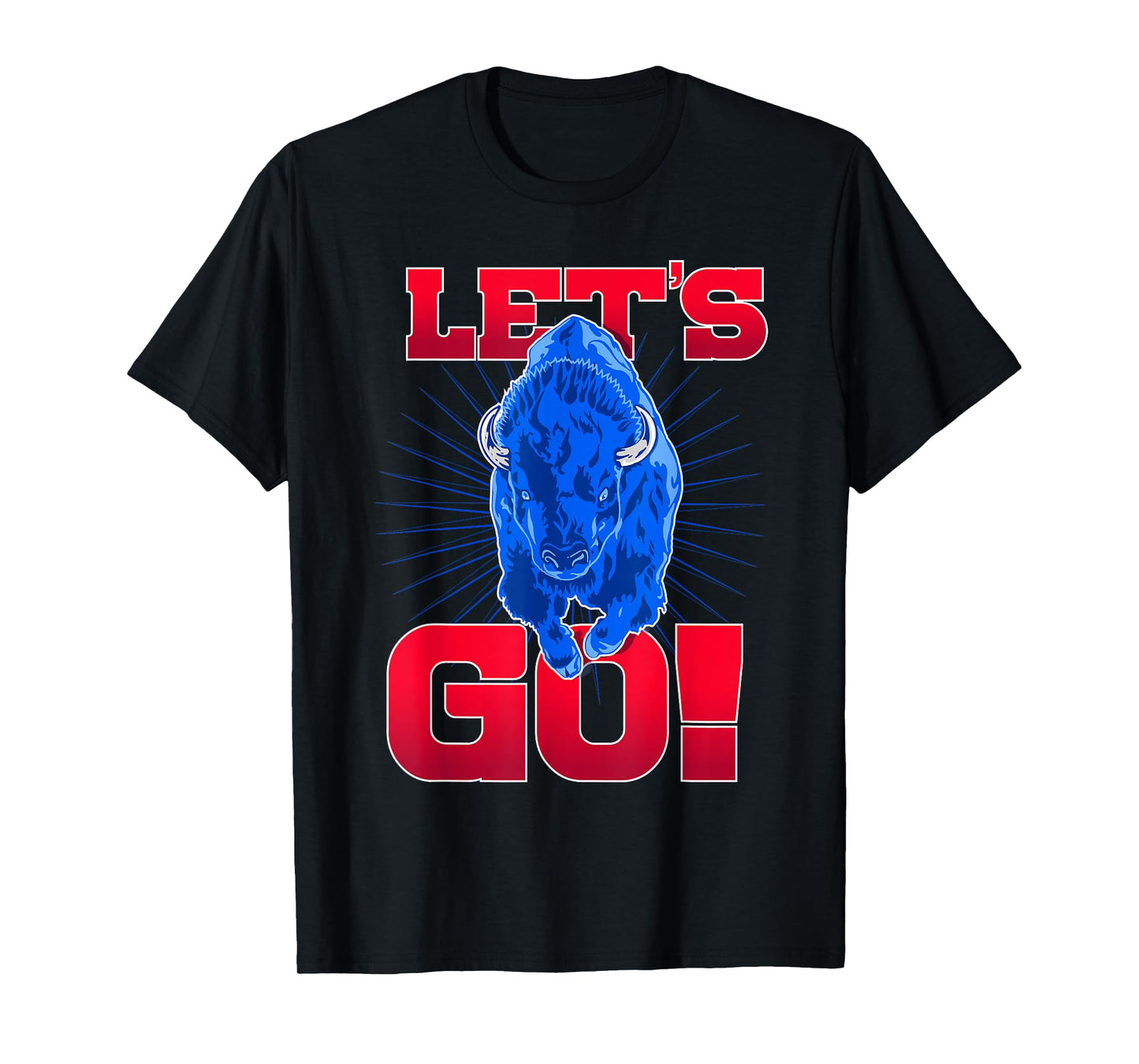 WNY Pride T-Shirt - Charging Buffalo - Let's Go T-Shirt