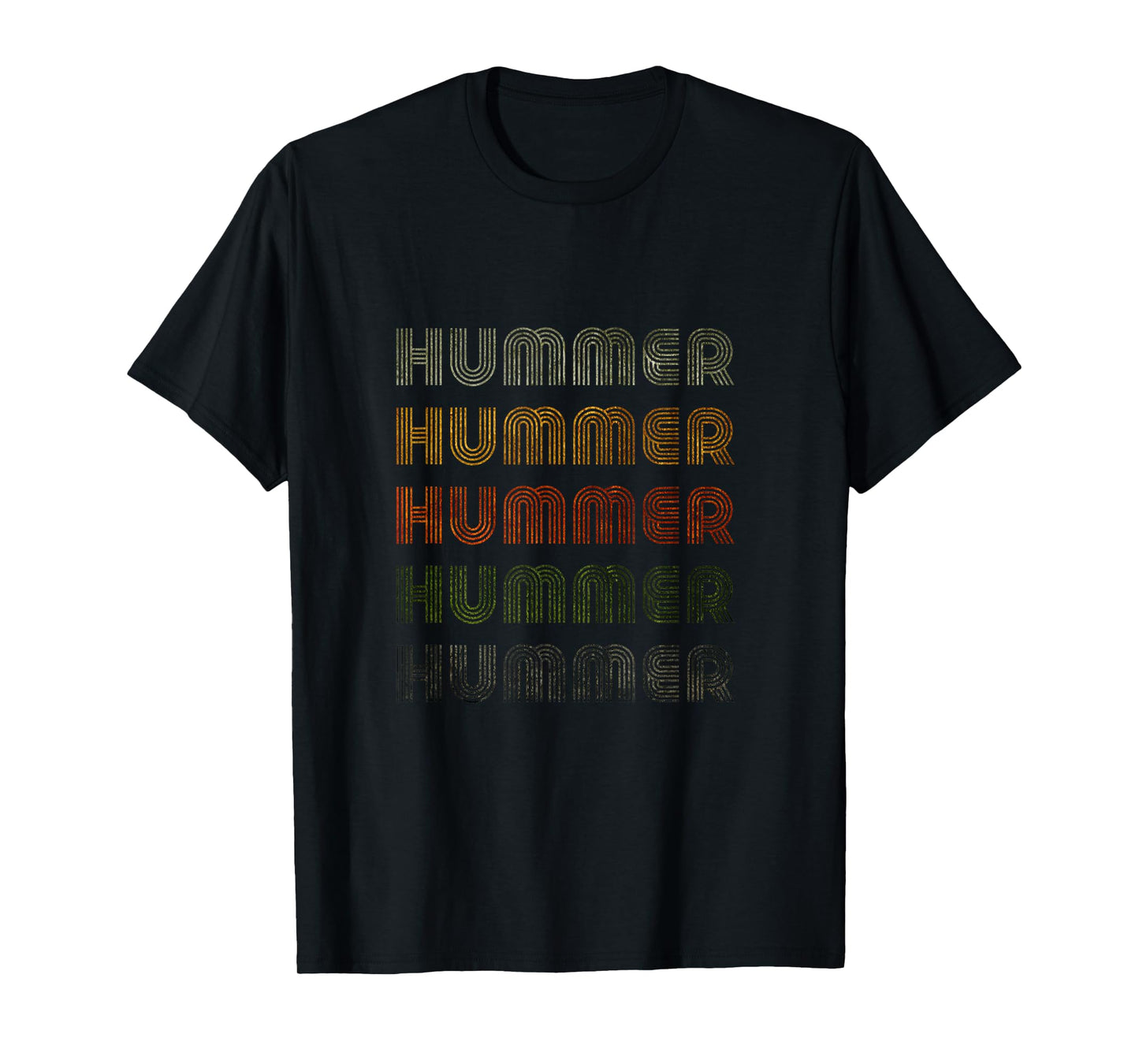Love Heart Hummer Tee Grunge Vintage Style Black Hummer T-Shirt