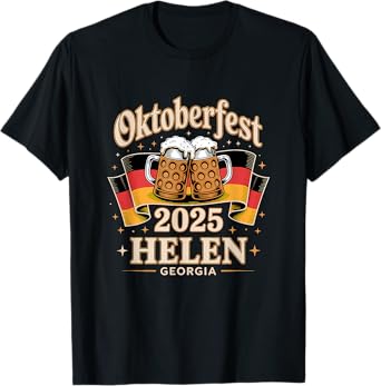 Helen Georgia Beer Drinking Festival Oktoberfest 2025 T-Shirt