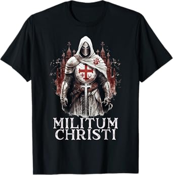 Catholic Knight Templar Crusader Cross T-Shirt