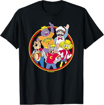Chuck E. Cheese Vintage Friends Group Shot T-Shirt