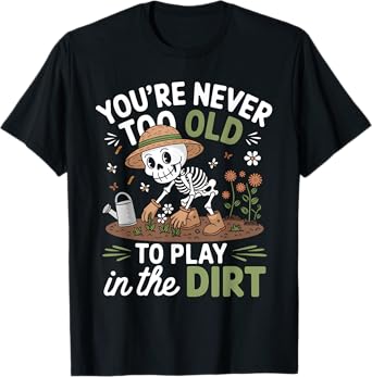 Gardening T Shirt Men Women Gardener Humor Funny Gardening T-Shirt