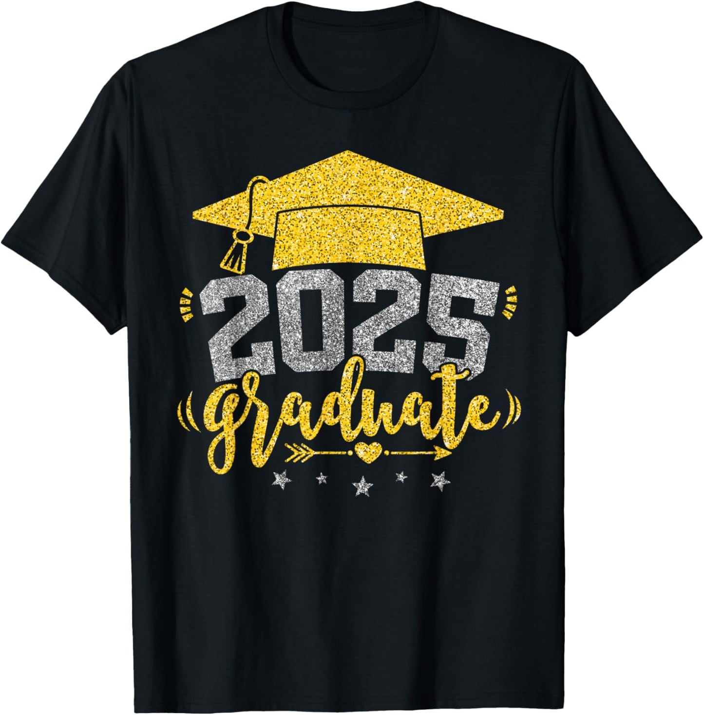 Graduate 2025 For Class Of 2025 Graduation Senior 25 Funny T-Shirt