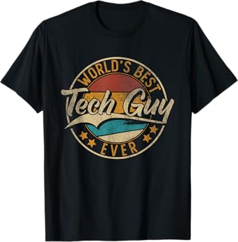 Worlds Best Tech Guy | Programmer | IT Computer T-Shirt