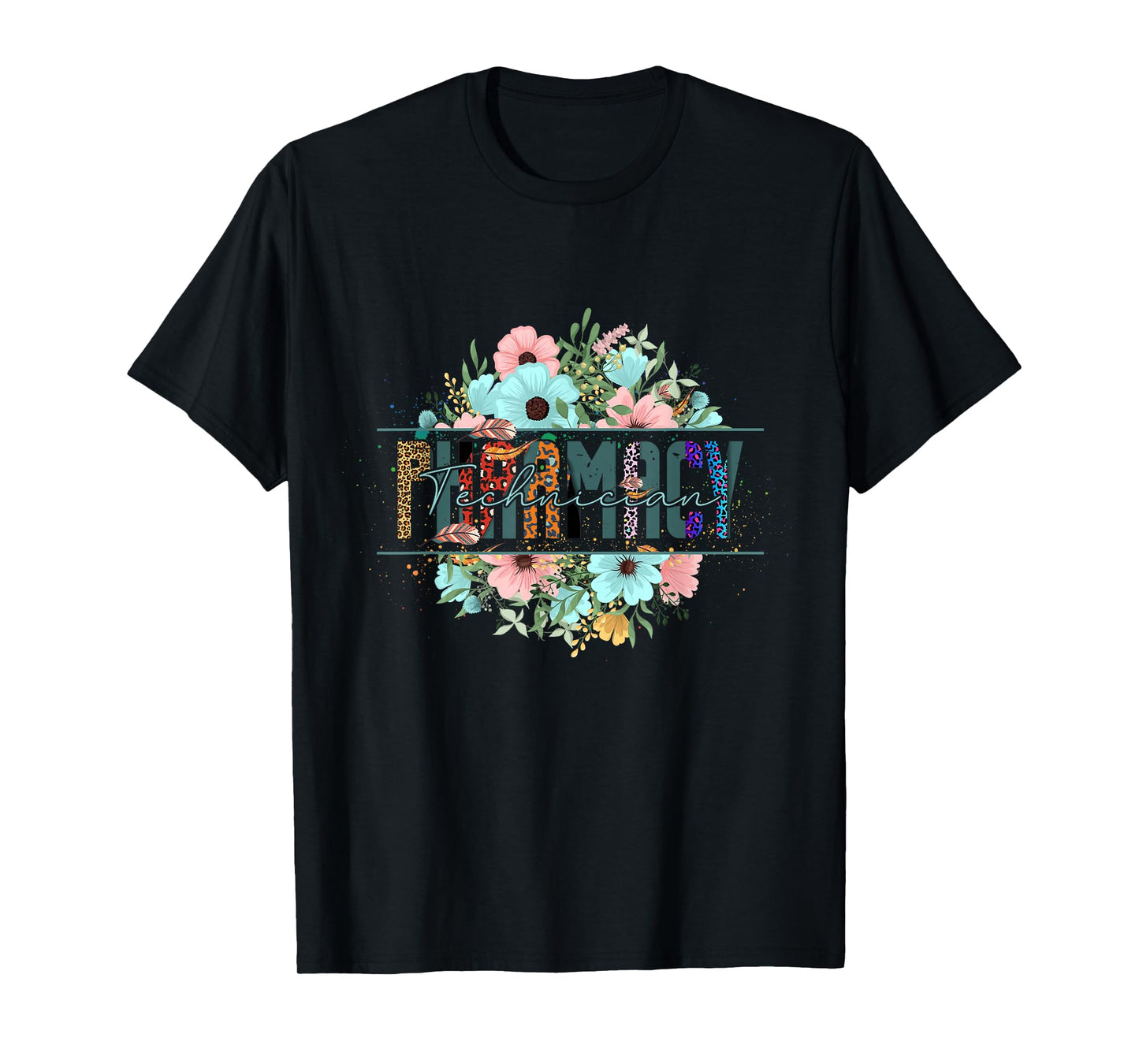 Pharmacy Tech Technician Pharmacist Flower Floral Cpht HD0 T-Shirt