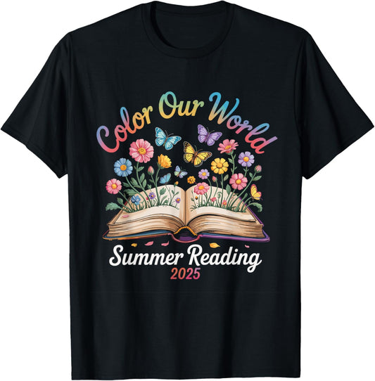Color Our World Summer Reading 2025 T-Shirt