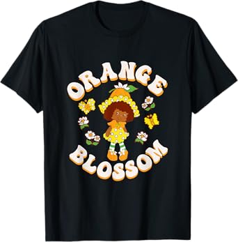 Strawberry Shortcake Orange Blossom Vintage Floral T-Shirt