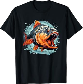 Cool Monster Fish for Piranha Lovers T-Shirt