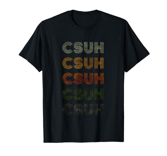 Love Heart Csuh Tee Grunge Vintage Style Black Csuh T-Shirt
