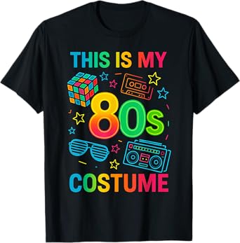 This is My 80s Costume Funny for 90s 70s Party T-Shirt