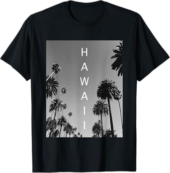 Hawaiian Shirts With Palm Trees Cool Hawaii Vacation GIfts T-Shirt