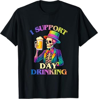 Funny I Support Day Drinking for Beer Lovers T-Shirt