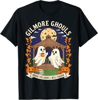 Gilmore Ghouls Where You Haunt I Will Follow Halloween Ghost T-Shirt