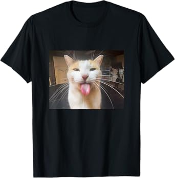 Silly Bleh Cat Meme T-Shirt