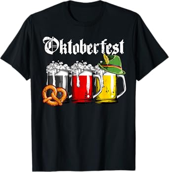 Oktoberfest Beer German Flag Clothing Men Women Drinking Mug T-Shirt