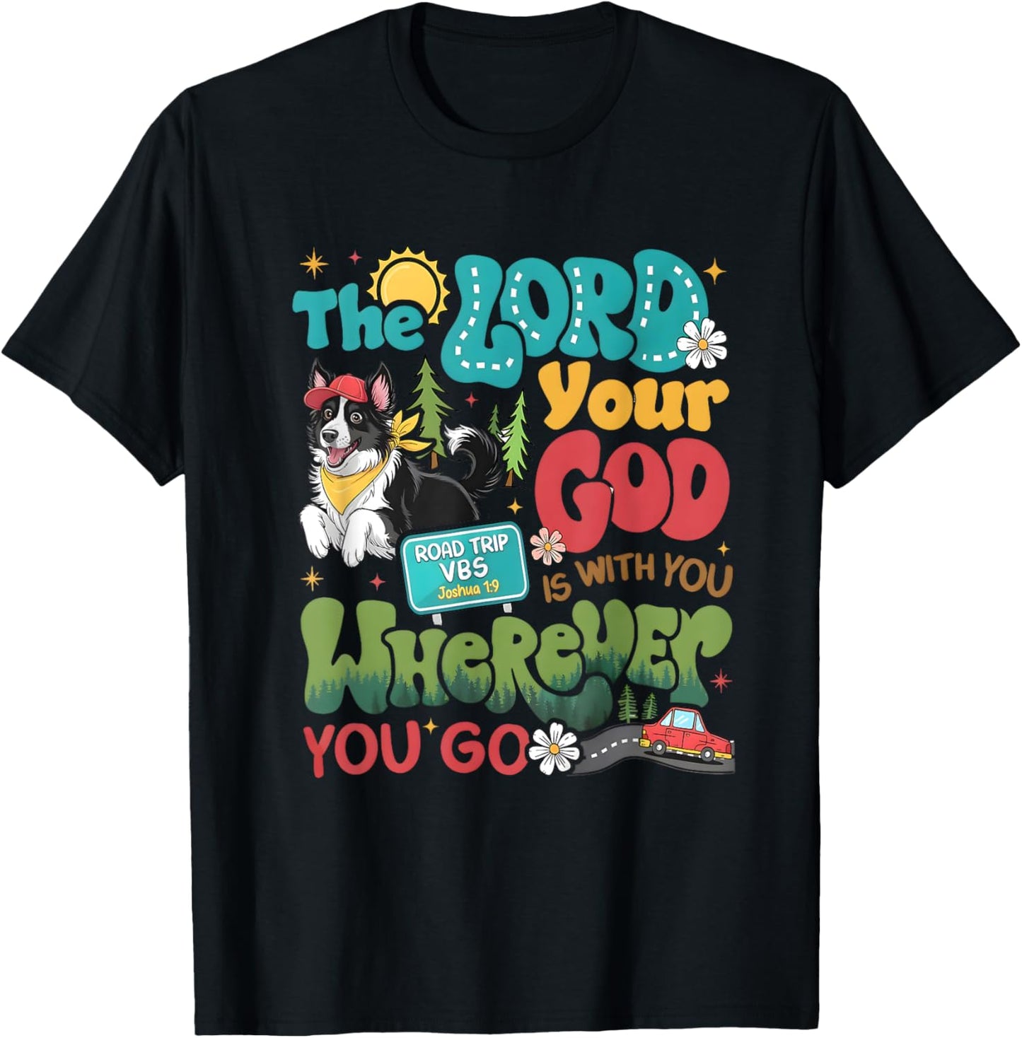 VBS 2025 Road Trip On The Go With God Kids Youth T-Shirt