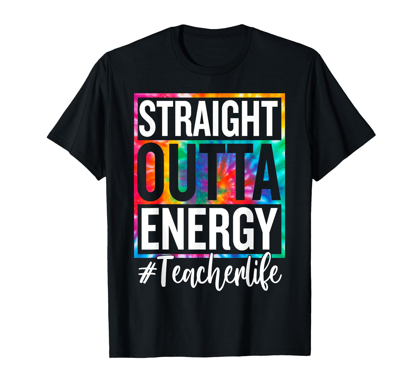 Paraprofessional Straight Outta Energy Teacher Life Gifts T-Shirt