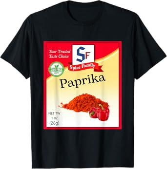 Paprika Condiment Costume Holiday Spice Group Costumes T-Shirt
