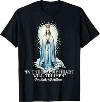 Our Lady of Fatima Marian Catholic T-Shirt