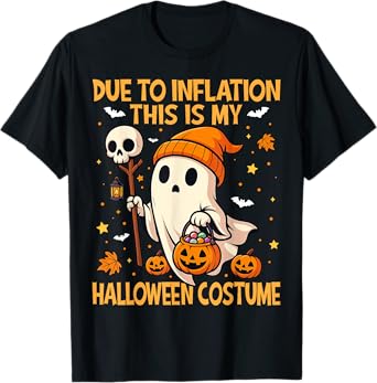 Due to Inflation This is My Funny Halloween Costume T-Shirt