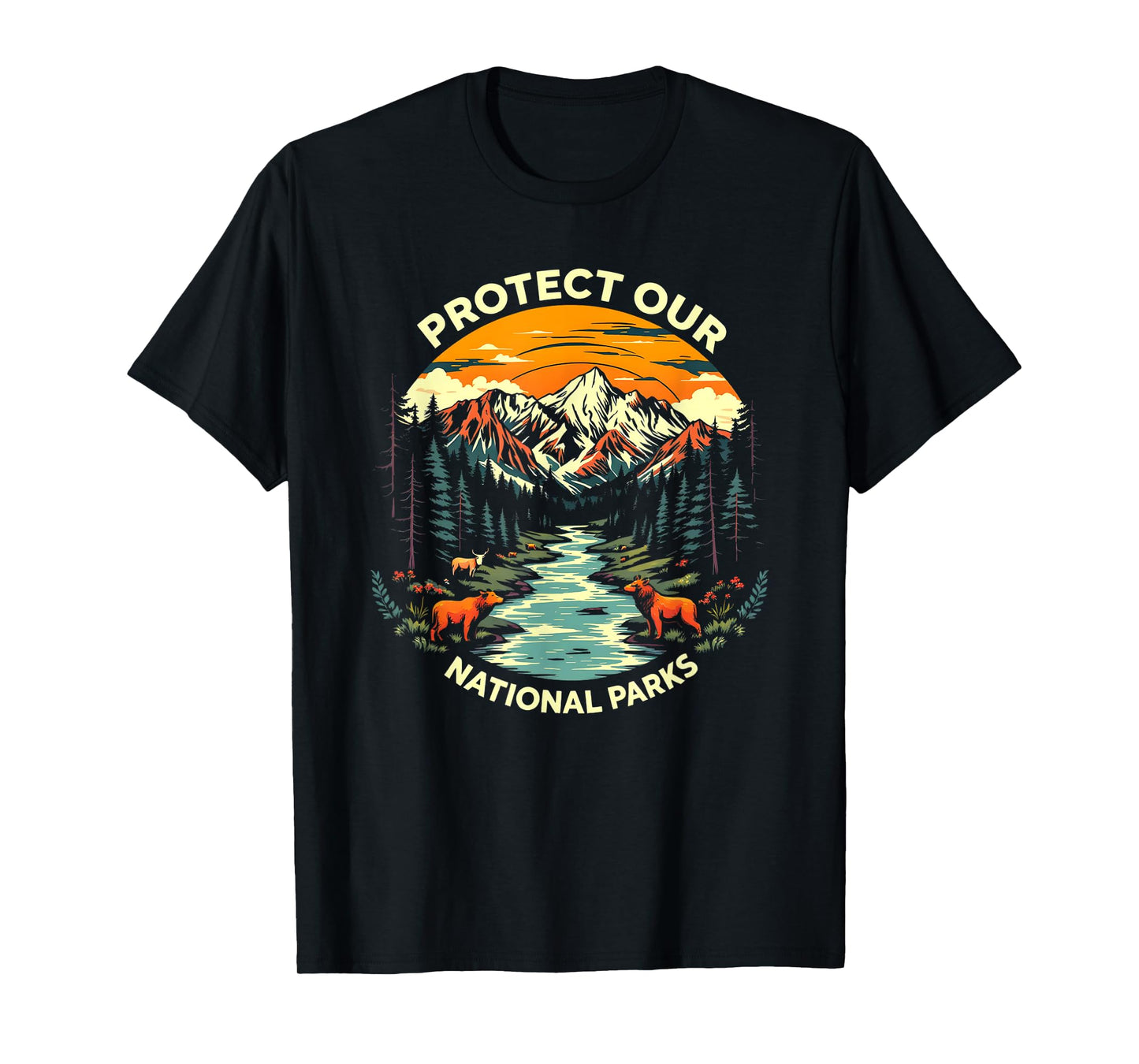 Protect Our National Parks Tee Save the Nature Wildlife T-Shirt