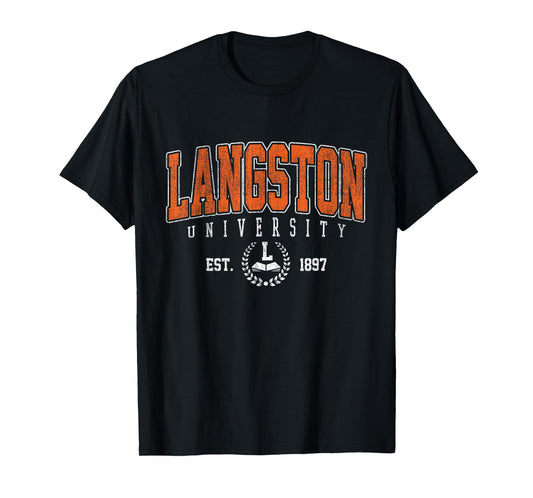 Langston Arch Athletic Retro Sports Tee Men Women T-Shirt