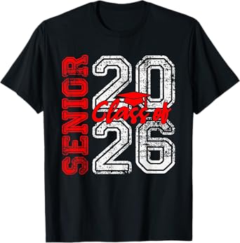 Senior 2026 Graduate Class of 2026 Graduation Men Women Kids T-Shirt