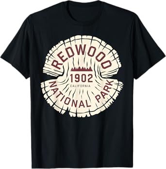 Redwood National Park California Hiking Souvenir Gift T-Shirt