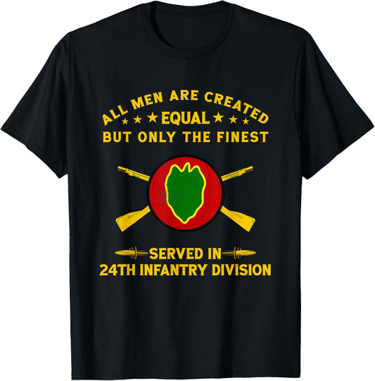 24th Infantry Division Veteran Fort Stewart Georgia Gift Tee T-shirt