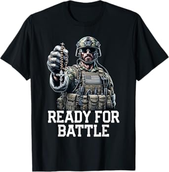 Pray The Rosary Blessed Mother Catholic T-Shirt