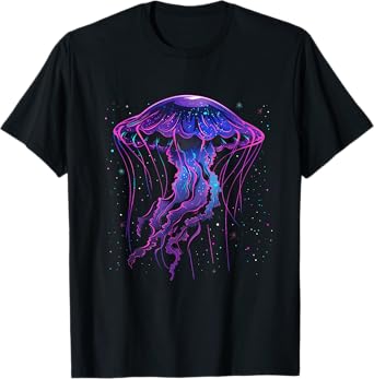 Jellyfish Sea Ocean Jellyfish Artwork Ocean Sea Animal Lover T-Shirt
