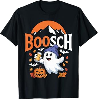 Ghost Boosch Beer Halloween Men Women Outfit T-Shirt