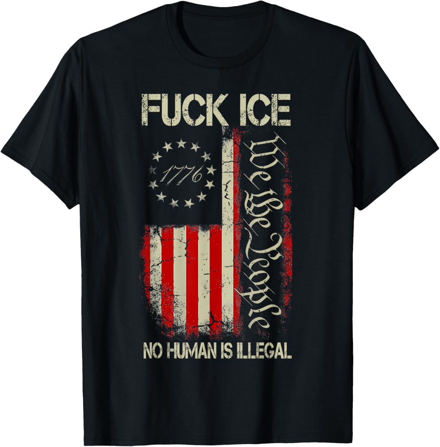 Fuck ICE Vintage Tee For Men Women T-Shirt