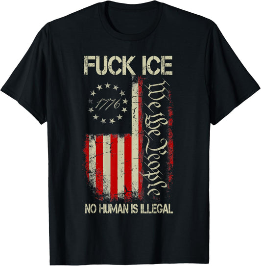 Fuck ICE Vintage Tee For Men Women T-Shirt
