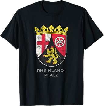 Rheinland Pfalz German Coat of arm Germany Deutsch Shirt T-Shirt