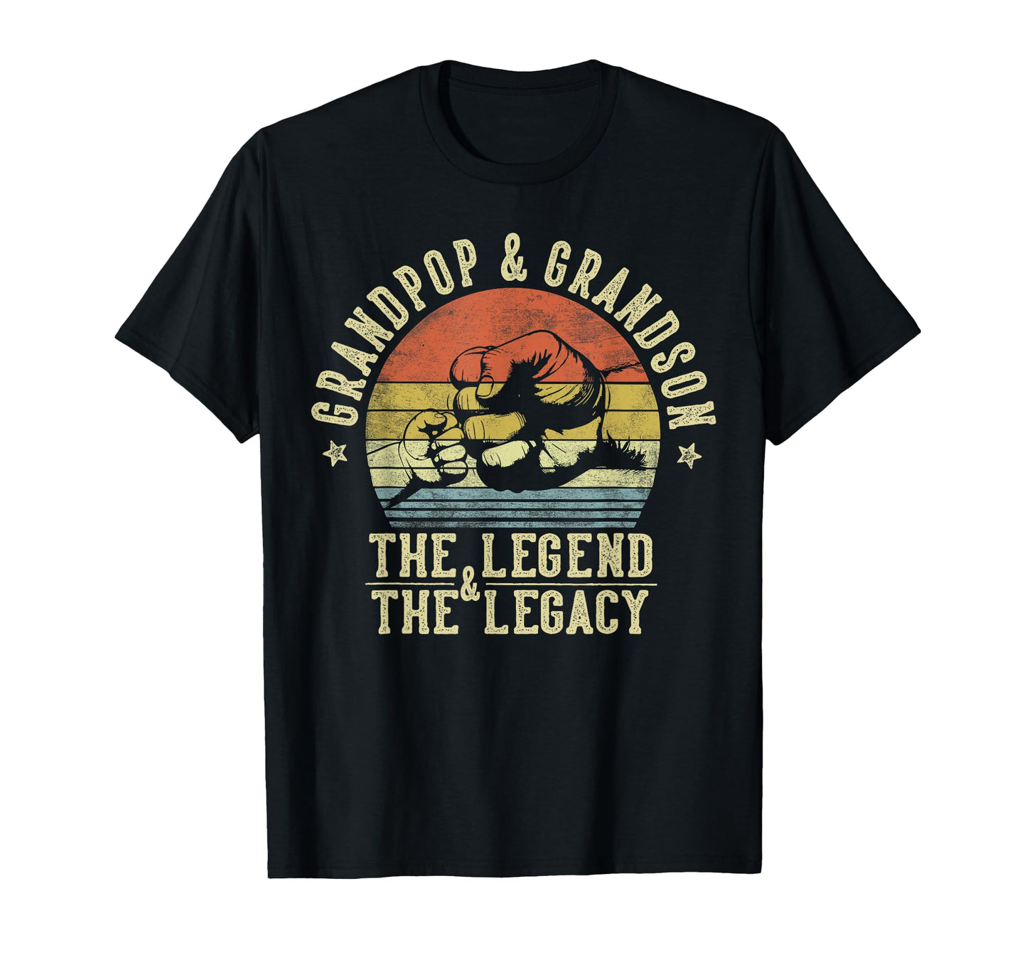 Grandpop & Grandson The Legend & The Legacy Gifts Grandpop T-Shirt