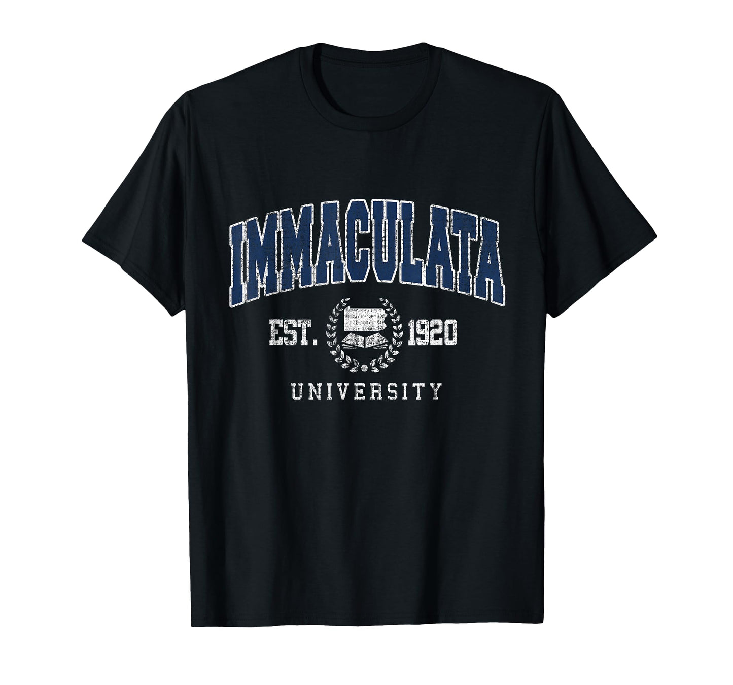 Immaculata Arch Vintage Athletic Sports Tee for Men Women T-Shirt