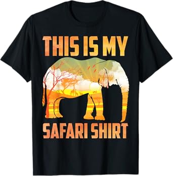 Cool Safari Costume For Men Women Kids Adult African Safari T-Shirt