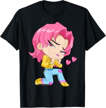 Kpop Demon Hunters Chibi Romance from The Saja Boys T-Shirt