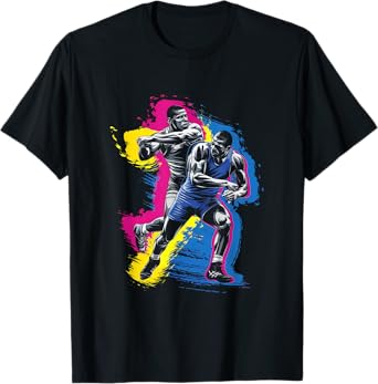 Colorful Wrestling Player for Men Women Kids Wrestling Lover T-Shirt