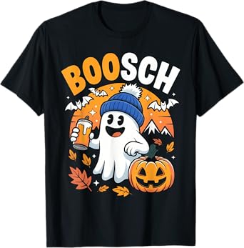 Ghost Halloween Funny Beer Lovers T-Shirt