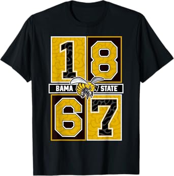 Alabama State University - Concrete Date - HBCU Hornet Tee T-Shirt